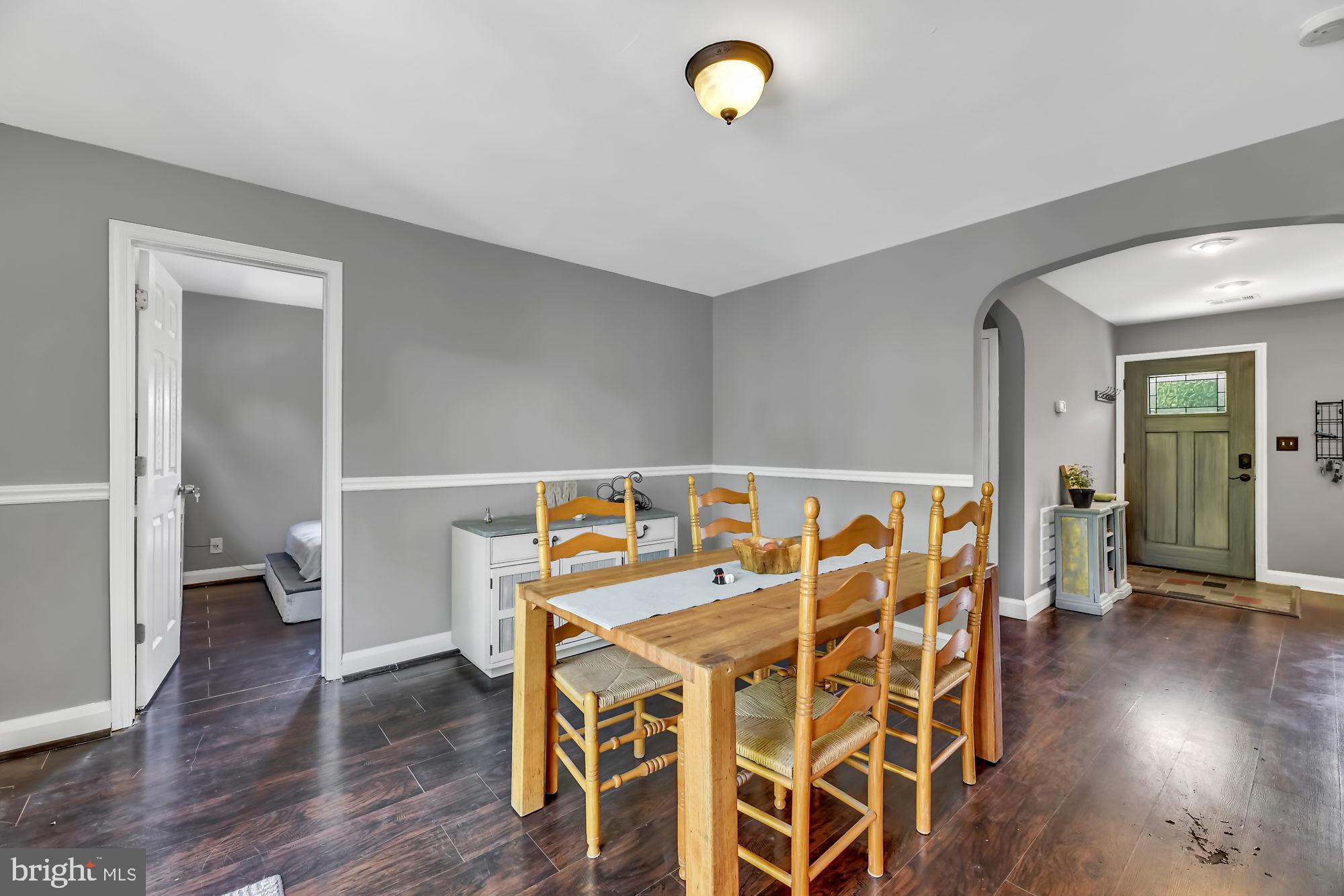 5903 Meadow Road Baltimore, MD 21206 - Photo 12 of 38 Dining Area with Wood Floors