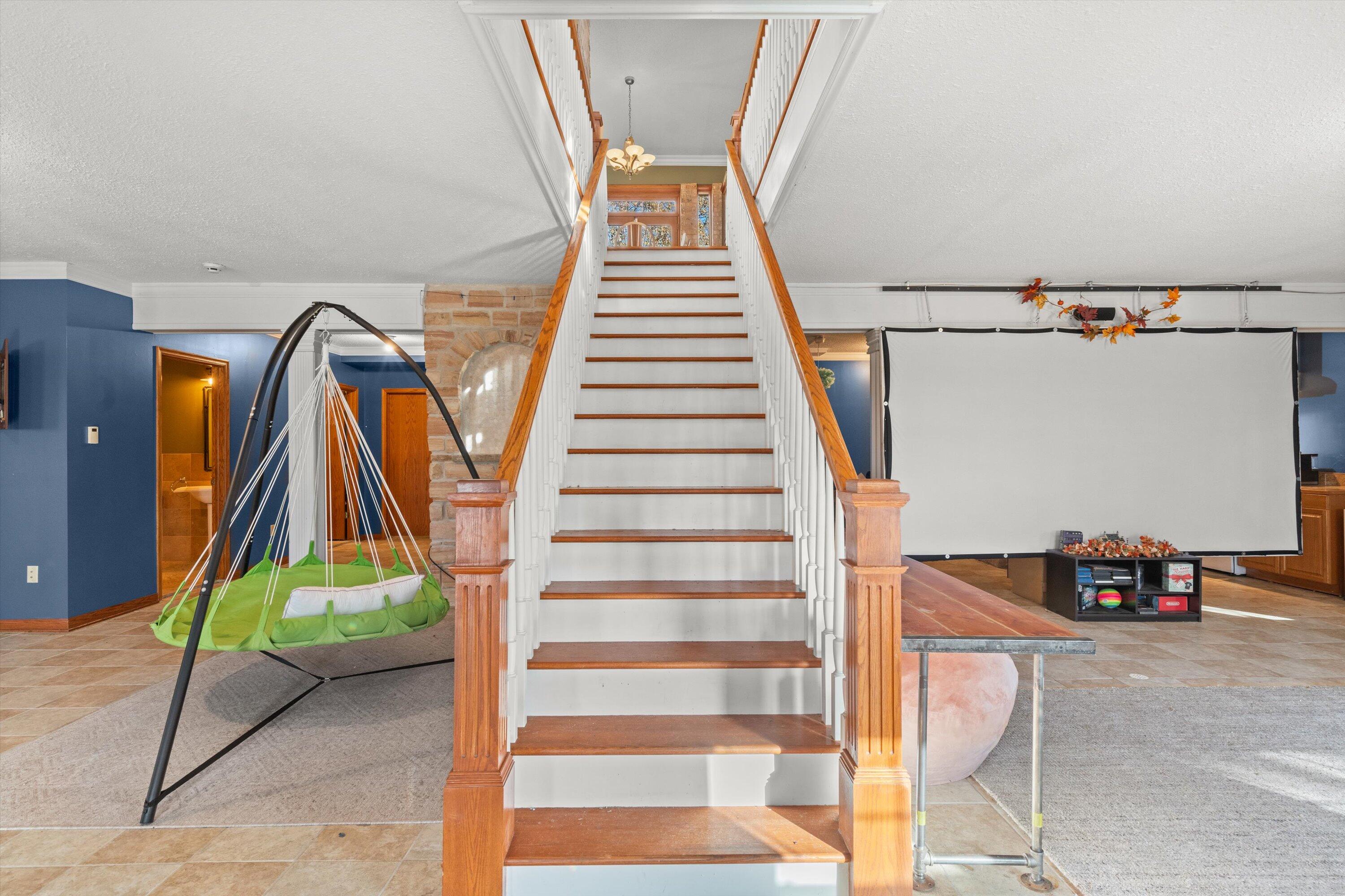 N44W25902 Lindsay Road Pewaukee, WI 53072 - Photo 59 of 92 Open Staircase to Main Level