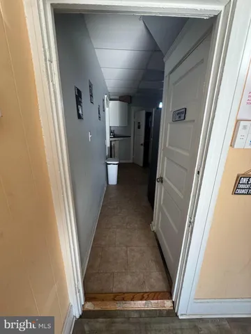 a view of storage and utility room