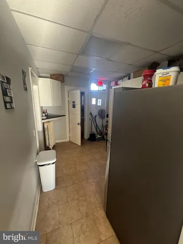 a view of a storage room