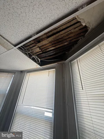 a view of a car park in the room