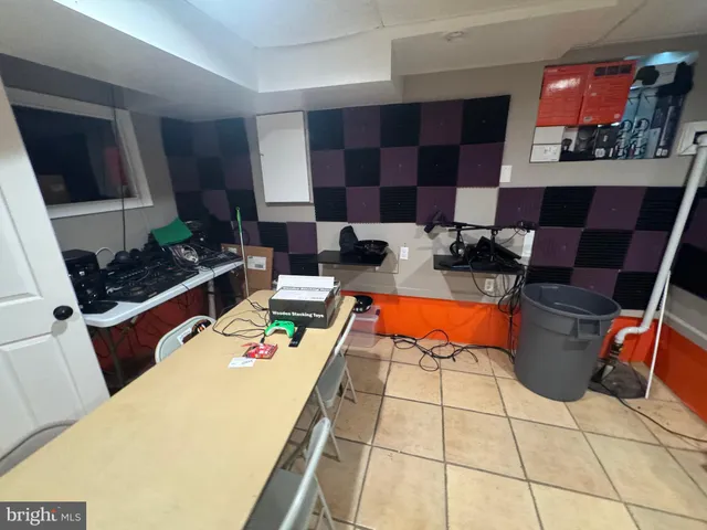 a view of a living room with furniture