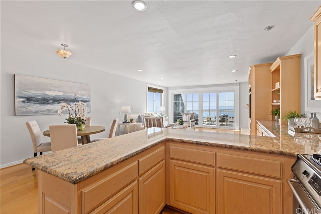 708 Cliff Drive Laguna Beach, CA 92651 - Photo 10 of 19 a kitchen with counter top space and windows