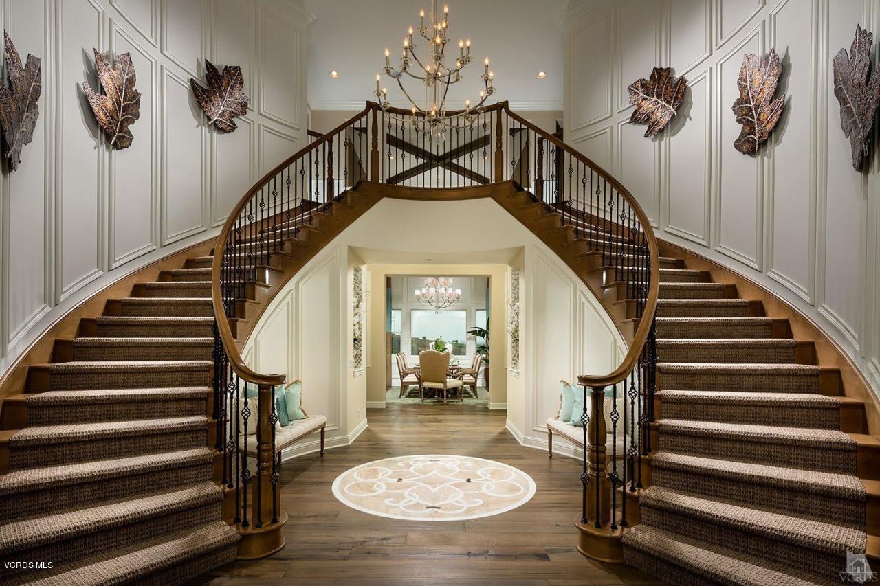 7334 Augusta Drive Moorpark, CA 93021 - Photo 2 of 13 a view of entryway and hall with wooden floor