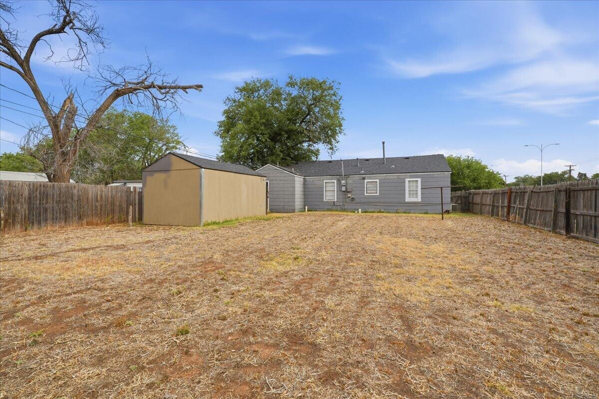 2503 30th Street Lubbock, TX 79410 - Photo 25 of 26 a house view with a backyard space