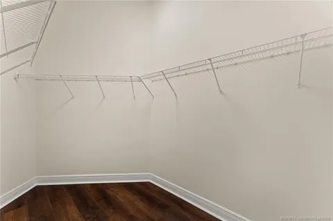 a view of a lake with a yard