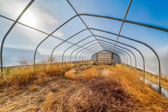a view of outdoor space with seating