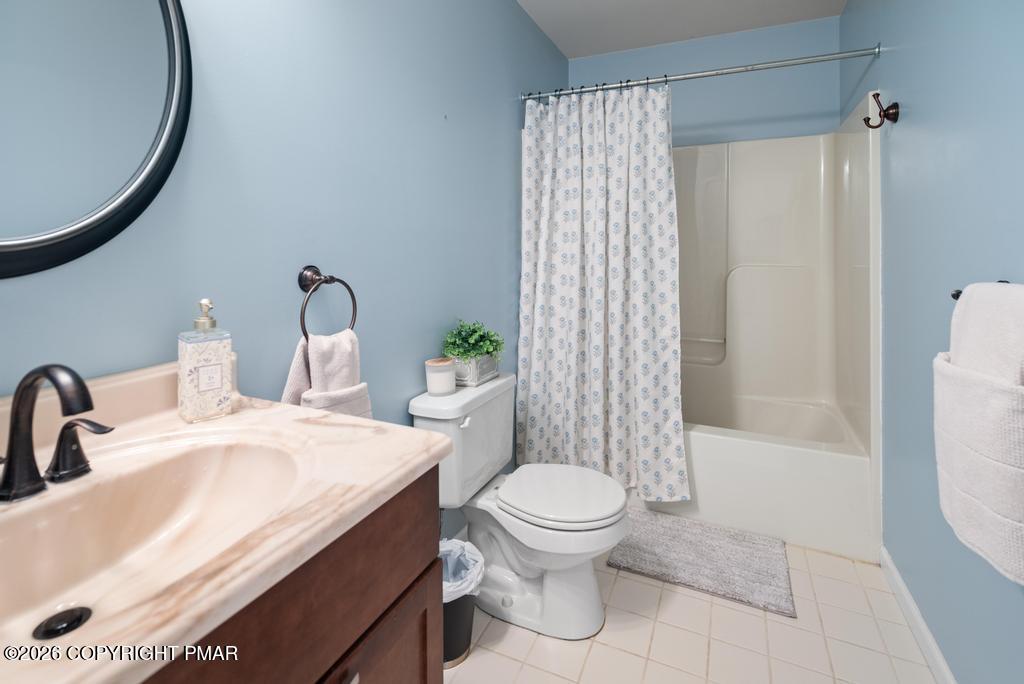 366 Appleseed Road Pocono Pines, PA 18350 - Photo 19 of 32 a bathroom with a sink toilet and shower