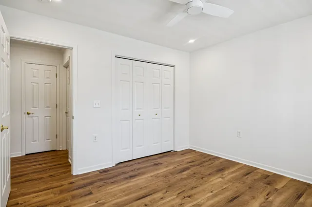 wooden floor in an empty room