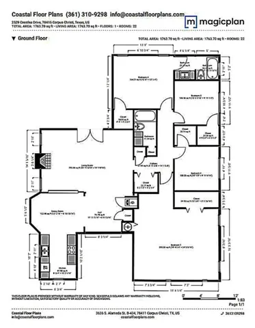 $1,875 | 2529 Crestlea Drive, Corpus Christi, TX 78415