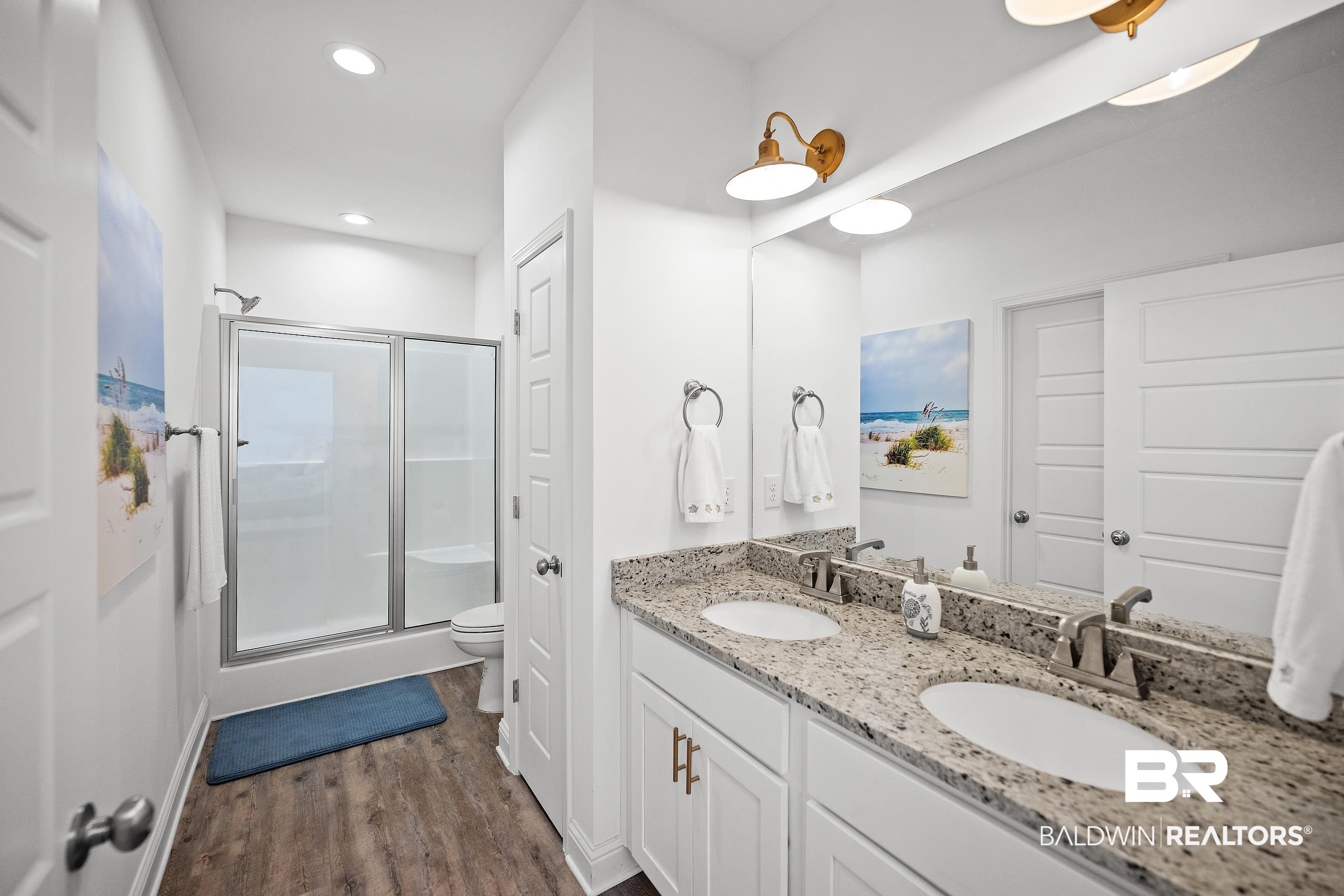 2651 South Juniper Street, Unit 2002 Foley, AL 36535 - Photo 12 of 23 Dual vanity featuring granite countertops and undermount sinks