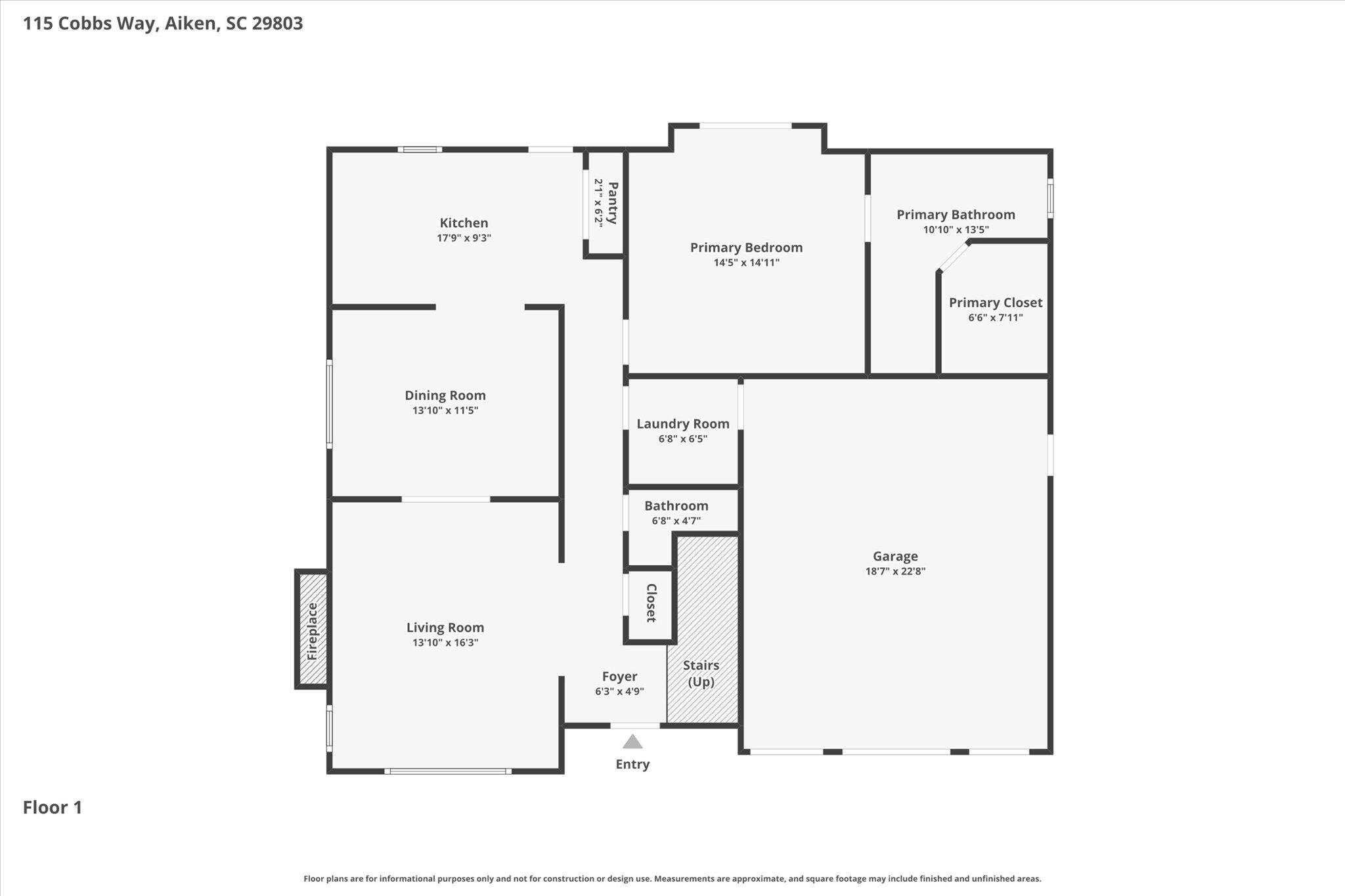 115 Cobbs Way Aiken, SC 29803 - Photo 44 of 45 02-Floor-1