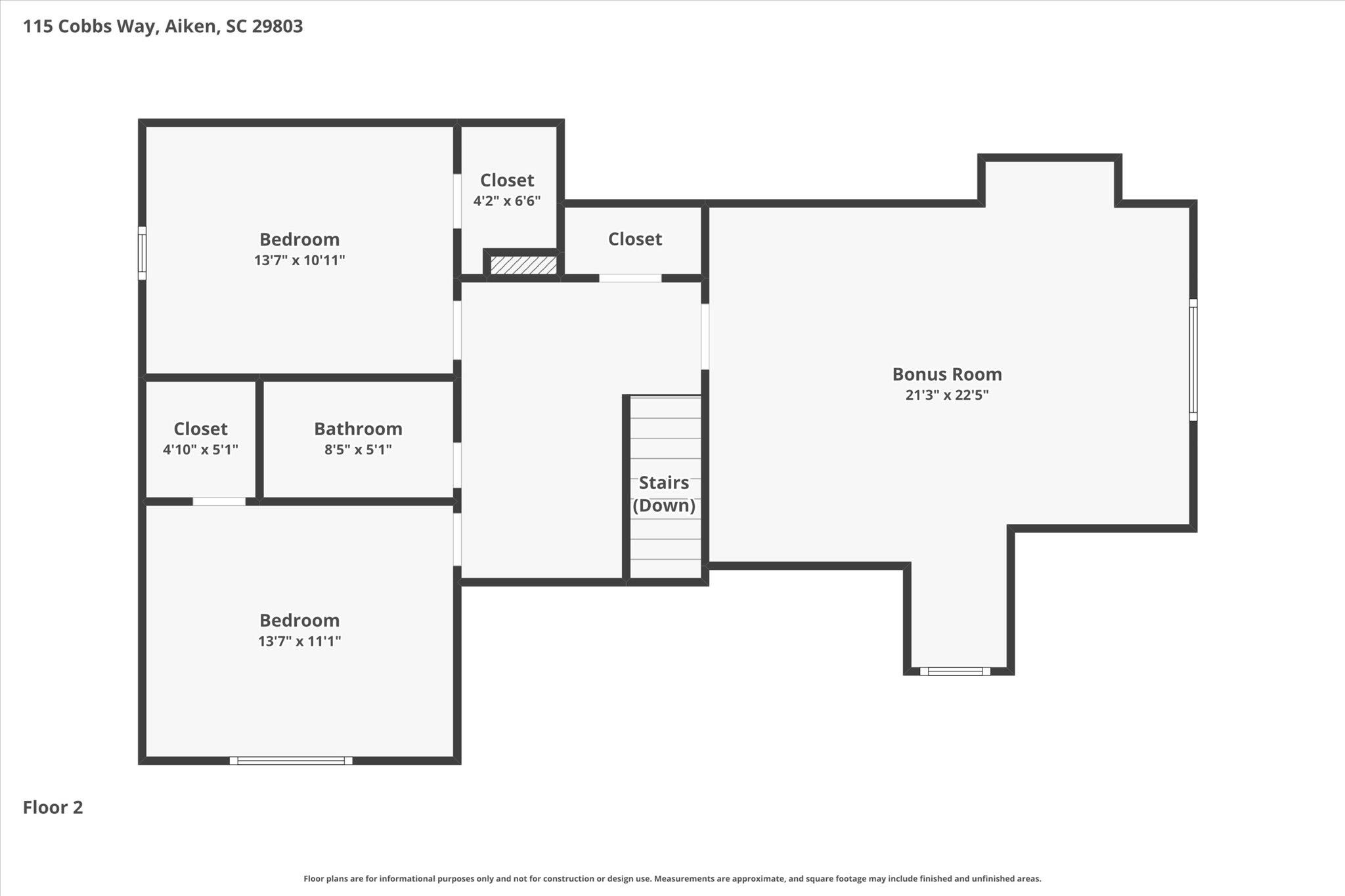 115 Cobbs Way Aiken, SC 29803 - Photo 45 of 45 03-Floor-2