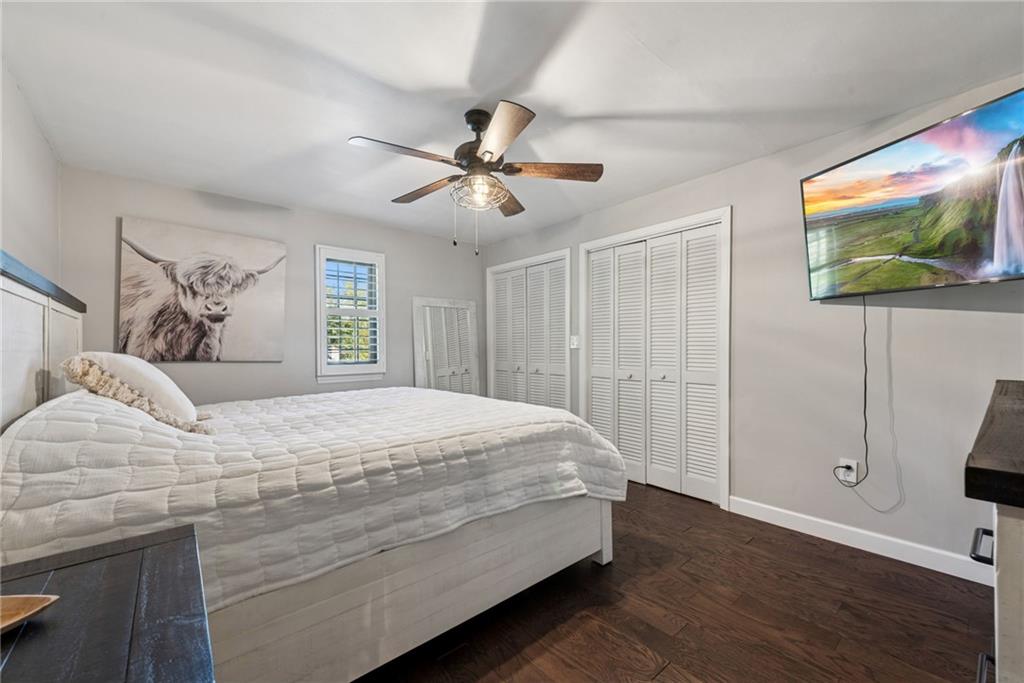 1508 Cemetery Street Monessen, PA 15062 - Photo 15 of 41 a bedroom with a bed and a flat screen tv