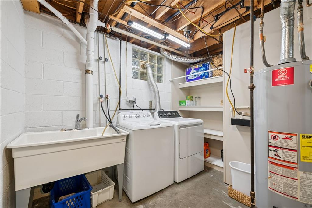 1508 Cemetery Street Monessen, PA 15062 - Photo 27 of 41 a utility room with dryer and washer