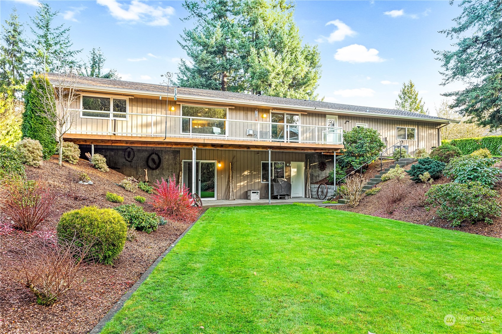 8669 Berthusen Road Lynden, WA 98264 - Photo 26 of 39 front view of a house with a yard