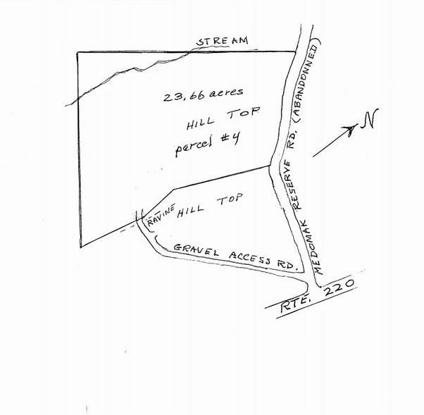 Sketch of 23.66 acre parcel