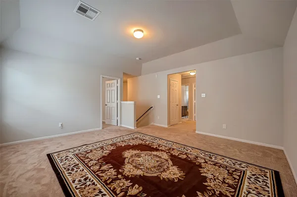 a view of an empty room