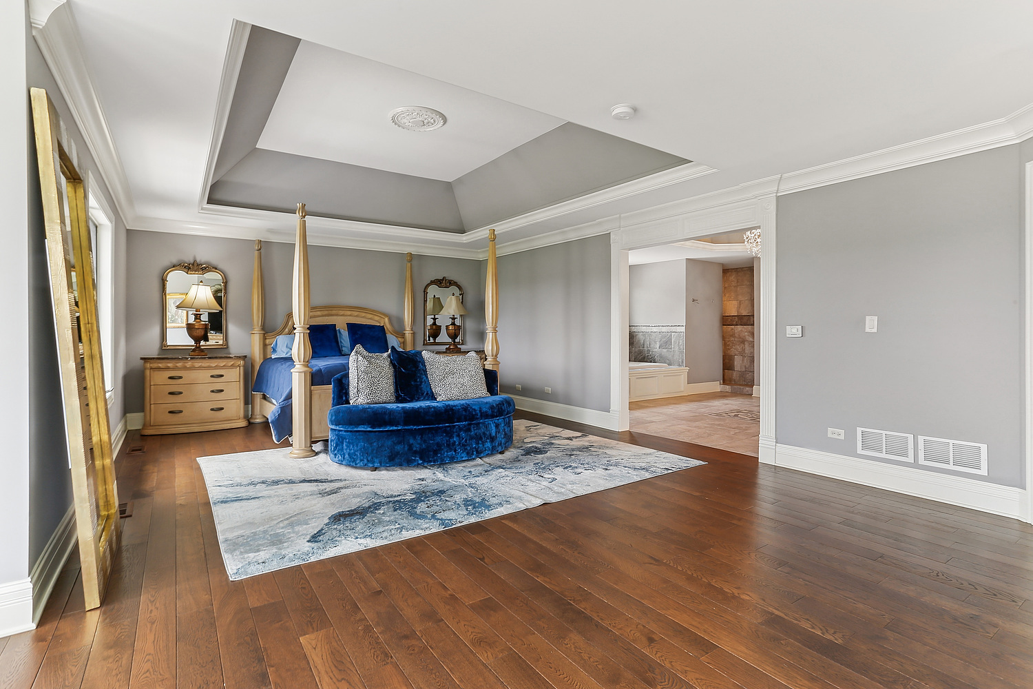 14151 131st Street Lemont, IL 60439 - Photo 45 of 62 a living room with furniture and a wooden floor