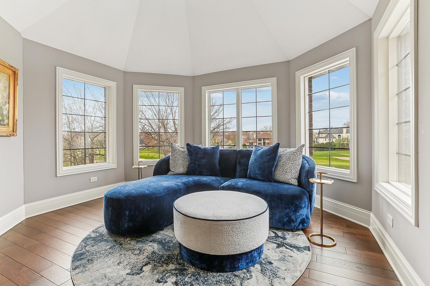 14151 131st Street Lemont, IL 60439 - Photo 47 of 62 a living room with a couch and wooden floor