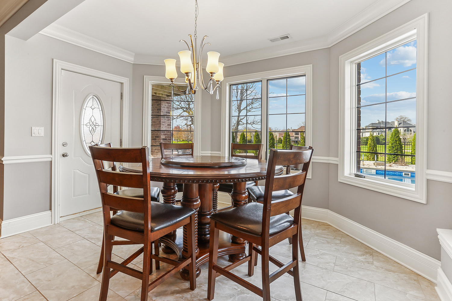 14151 131st Street Lemont, IL 60439 - Photo 58 of 62 a view of a dining room with furniture window and outside view