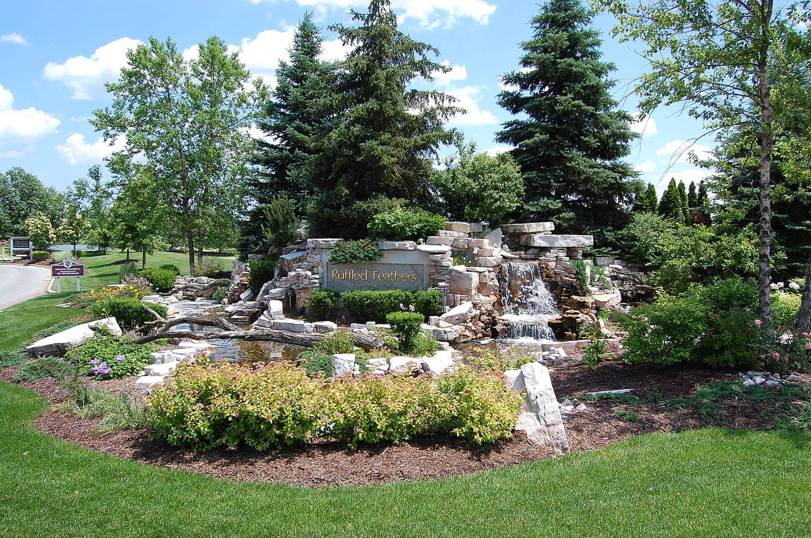 14151 131st Street Lemont, IL 60439 - Photo 62 of 62 a view of a garden with plants and large trees
