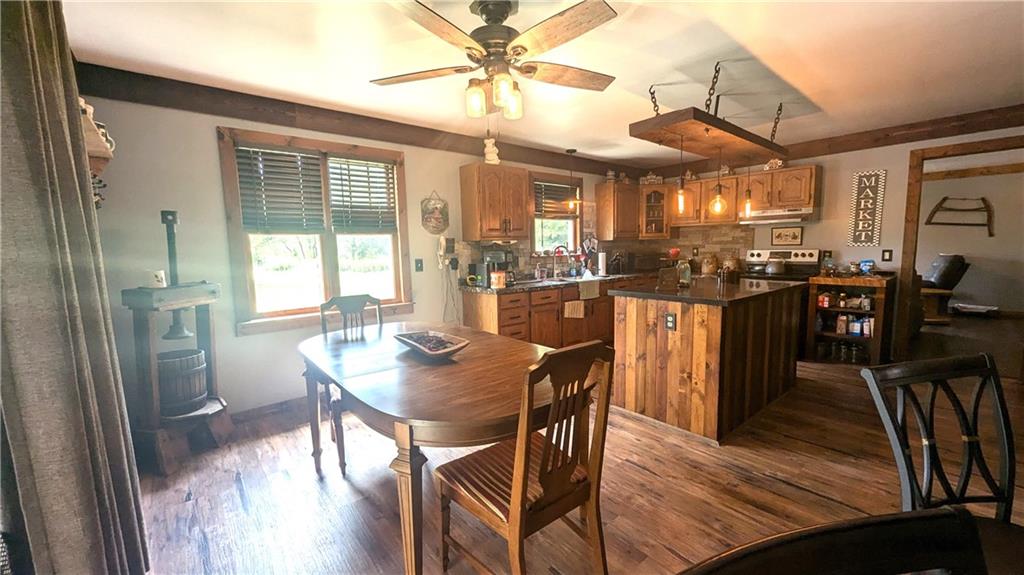2509 Old Enon Unity Road Enon Valley, PA 16120 - Photo 4 of 19 a view of a dining room with furniture window and outside view