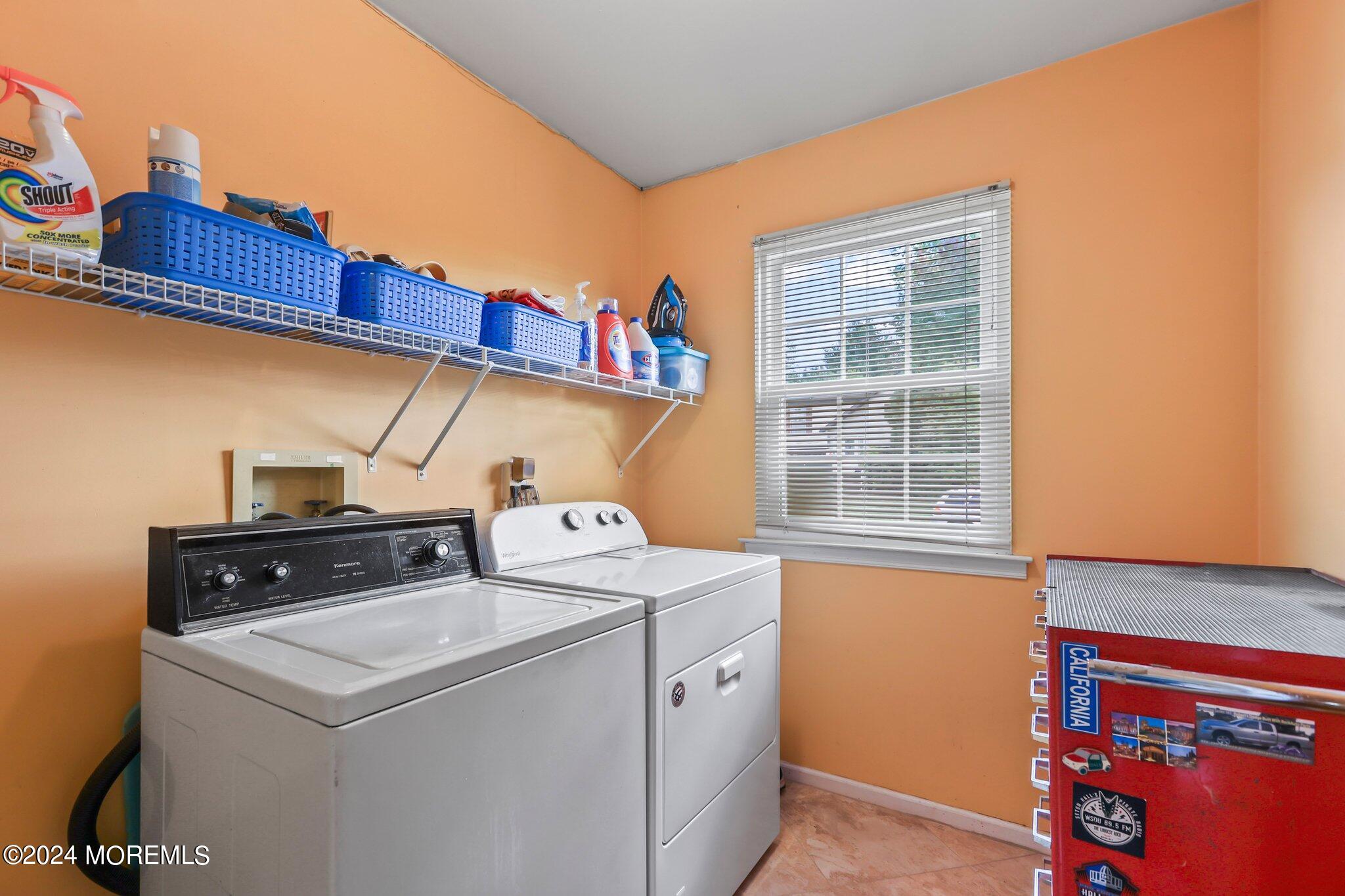 14 Cherry Bend Drive Howell, NJ 07731 - Photo 27 of 47 a utility room with dryer and washer