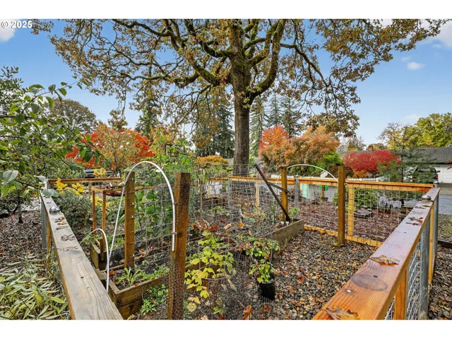 a view of outdoor space yard and mountain view