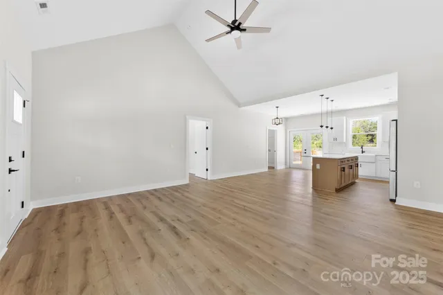 wooden floor in an empty room