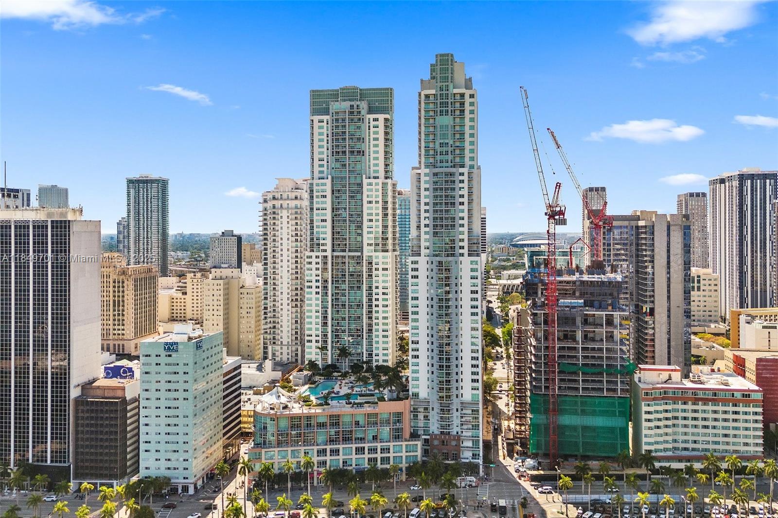 244 Biscayne Boulevard, Unit 1808 Miami, FL 33132 - Photo 15 of 18 a view of city with tall buildings