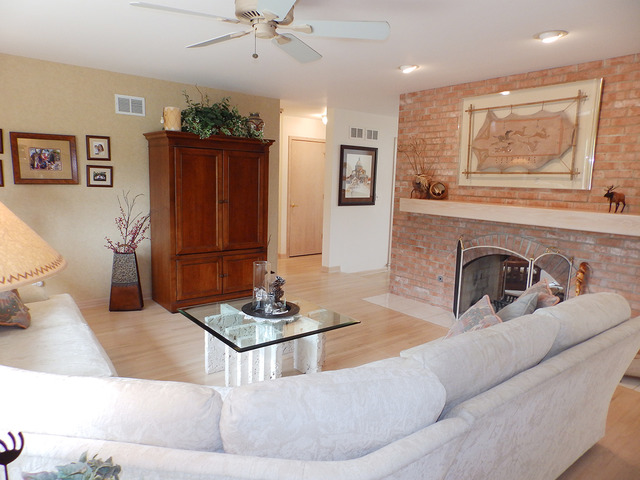 35W752 Parsons Road Dundee, IL 60102 - Photo 14 of 25 a living room with furniture and a fireplace