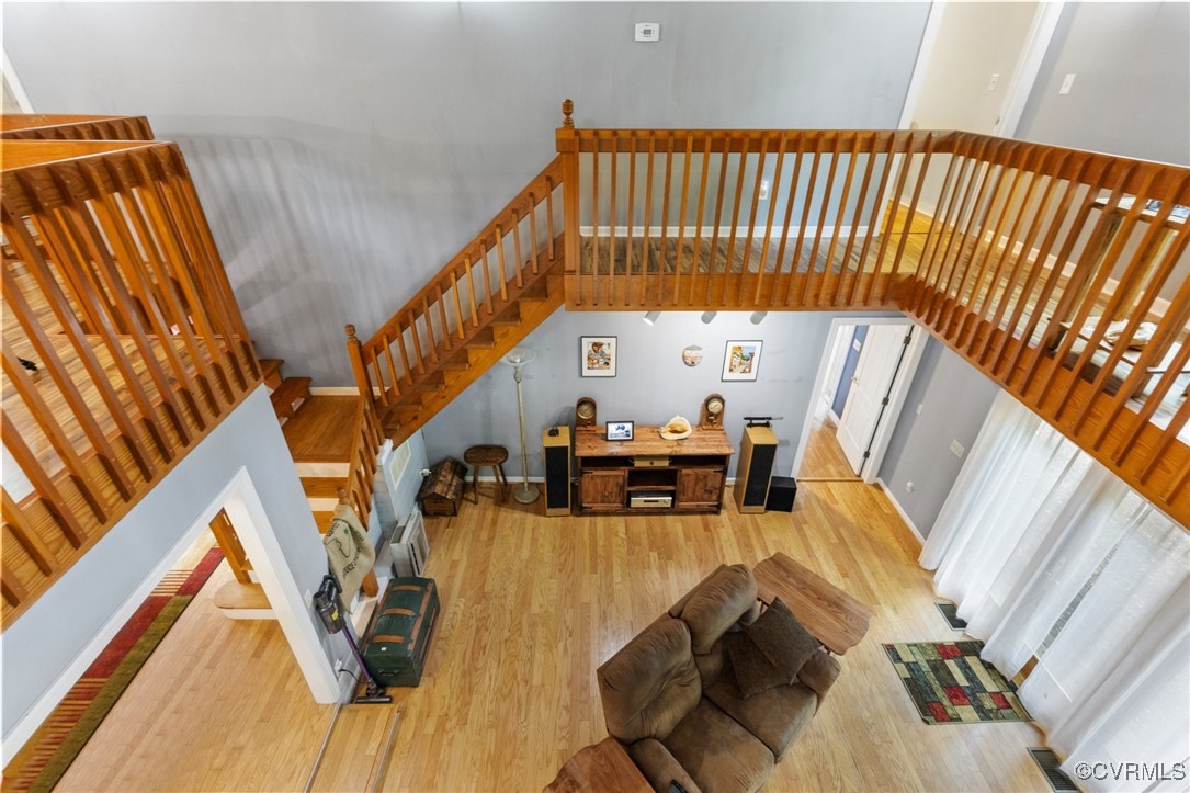 13320 Berkeley Road Orange, VA 22960 - Photo 33 of 46 a view of entryway livingroom and hall with wooden floor