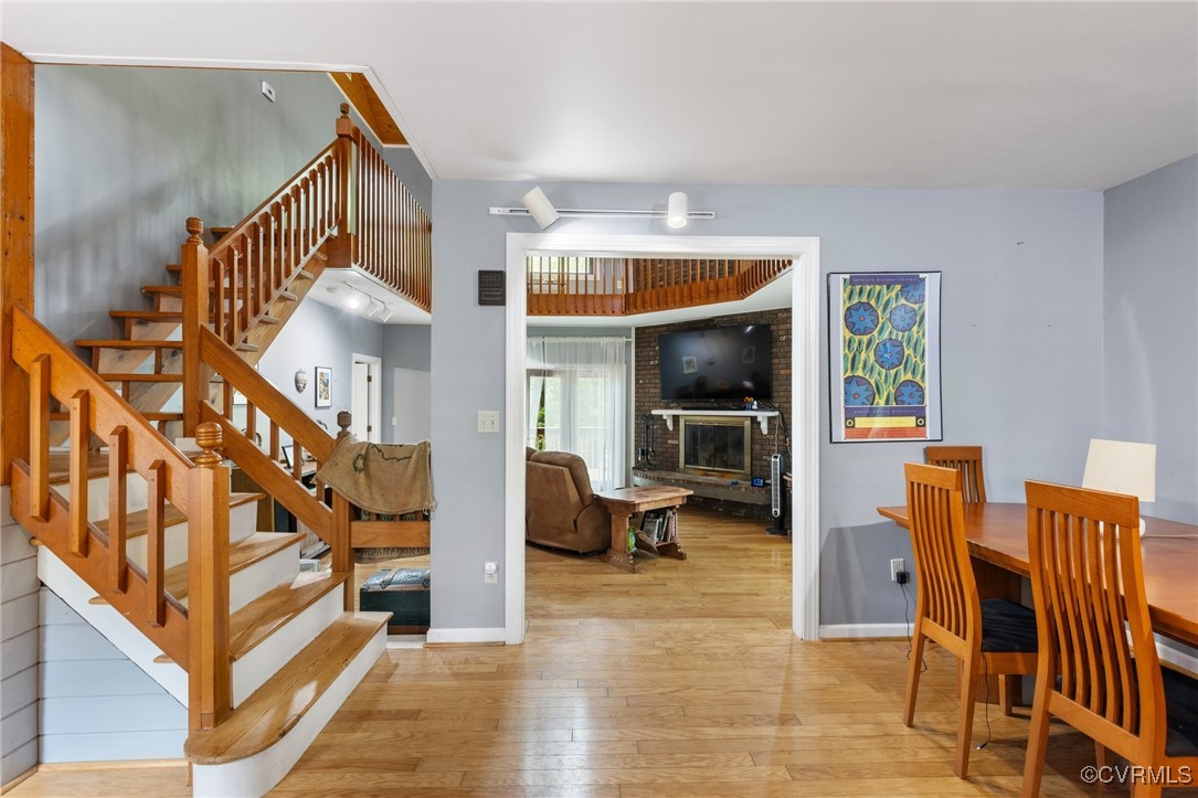 13320 Berkeley Road Orange, VA 22960 - Photo 6 of 46 a view of entryway livingroom and hall with wooden floor