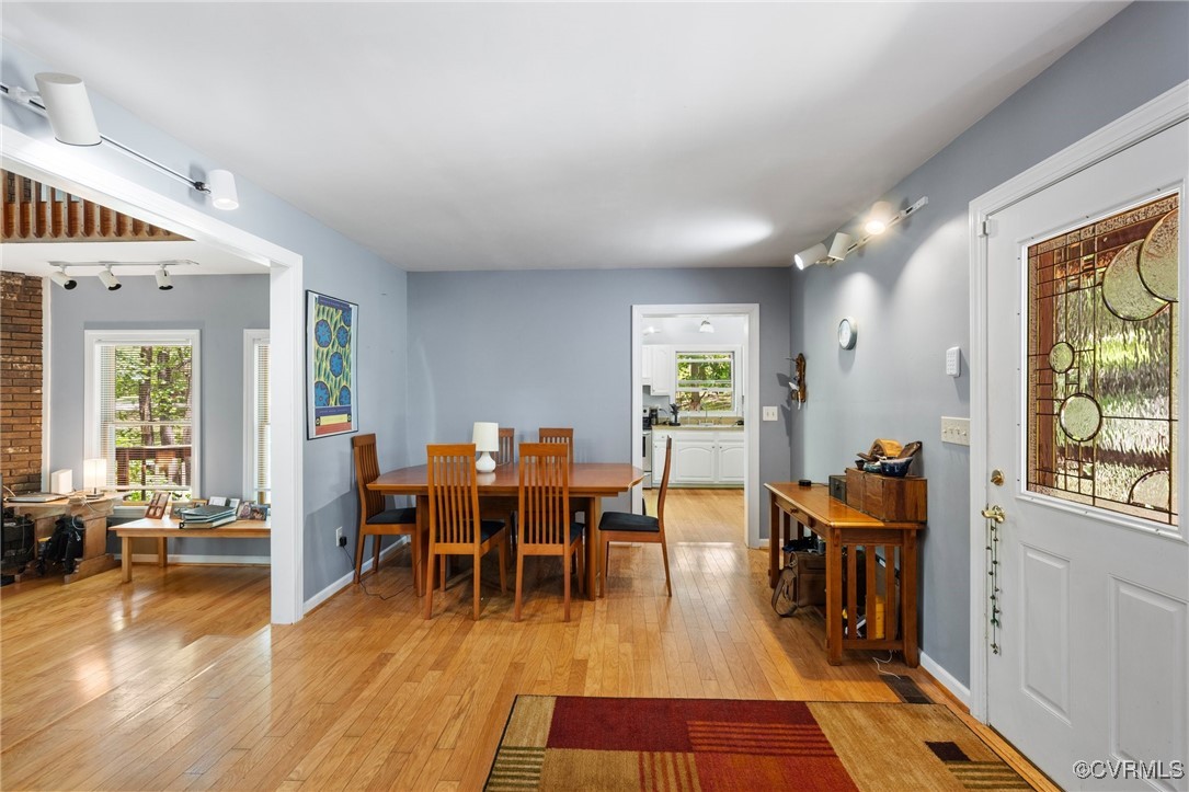 13320 Berkeley Road Orange, VA 22960 - Photo 8 of 46 a view of a dining hall with furniture and wooden floor