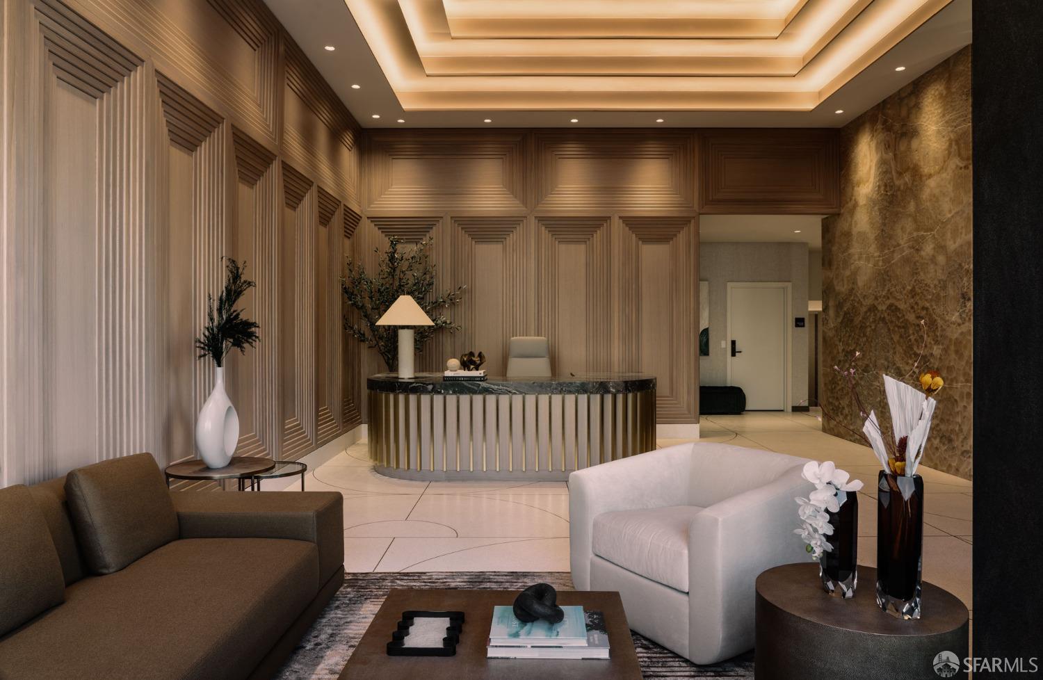 2525 Van Ness Avenue, Unit 601 San Francisco, CA 94109 - Photo 36 of 48 a living room with furniture and a window