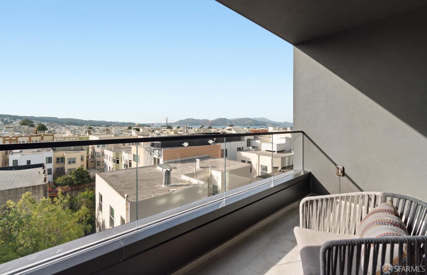 2525 Van Ness Avenue, Unit 601 San Francisco, CA 94109 - Photo 5 of 48 a view of a balcony with furniture