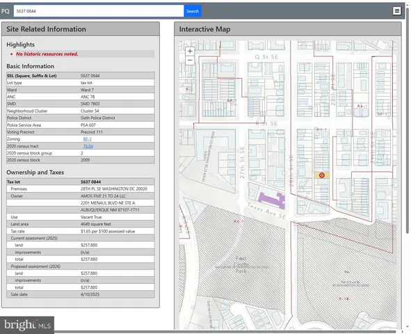 $139,420 | T Place Southeast, Washington, DC 20020