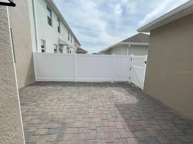 a view of a house with a garage