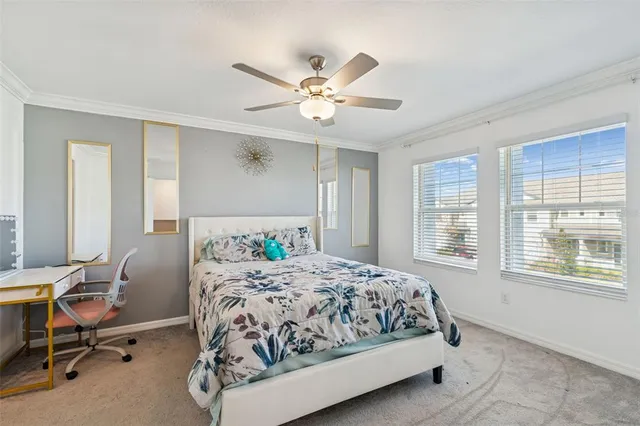 a bird view of a house