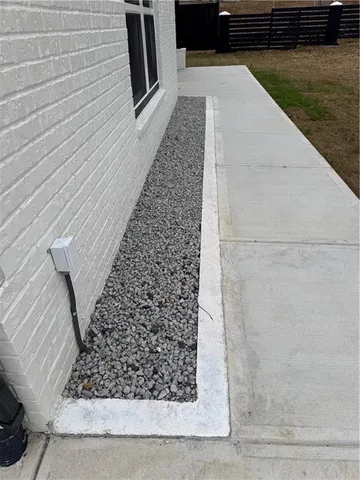 a front view of a house with windows