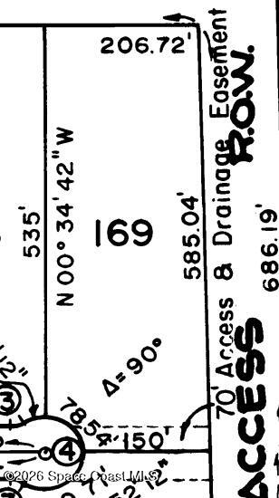 300 Pinto Lane Palm Bay, FL 32909 - Photo 57 of 70 300 Pinto Ln Plat Map
