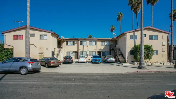 a car parked in front of a house