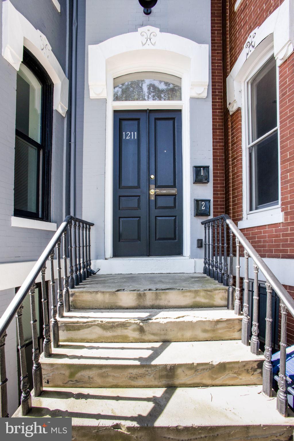 1211 Rhode Island Avenue Northwest, Unit 1 Washington, DC 20005 - Photo 2 of 24 a view of a entryway door of a house