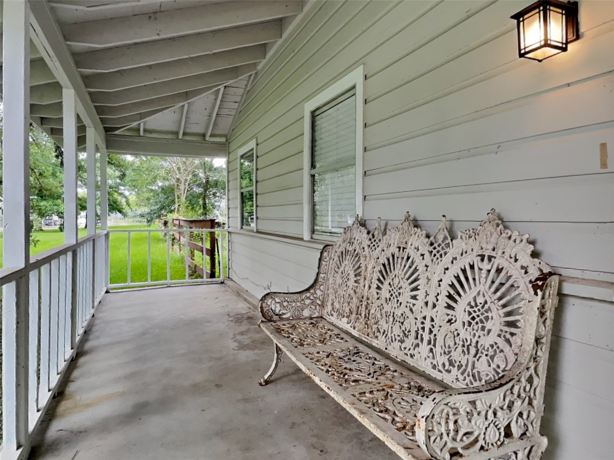 10648 Fussel Road, Unit A Conroe, TX 77385 - Photo 15 of 18 a view of a porch with furniture