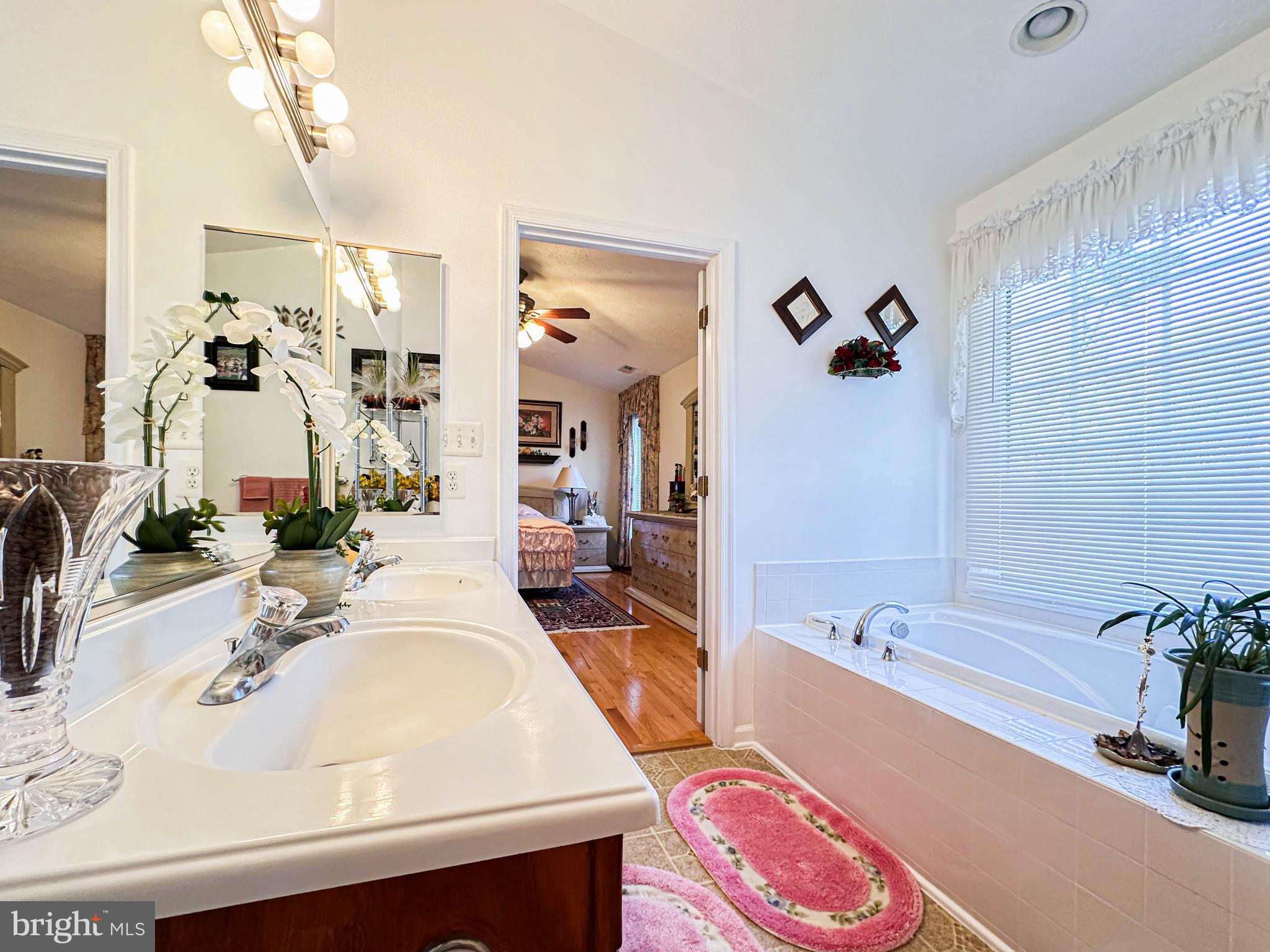 3206 Shadow Park Drive Laurel, MD 20724 - Photo 12 of 28 a bathroom with a tub sink and mirror