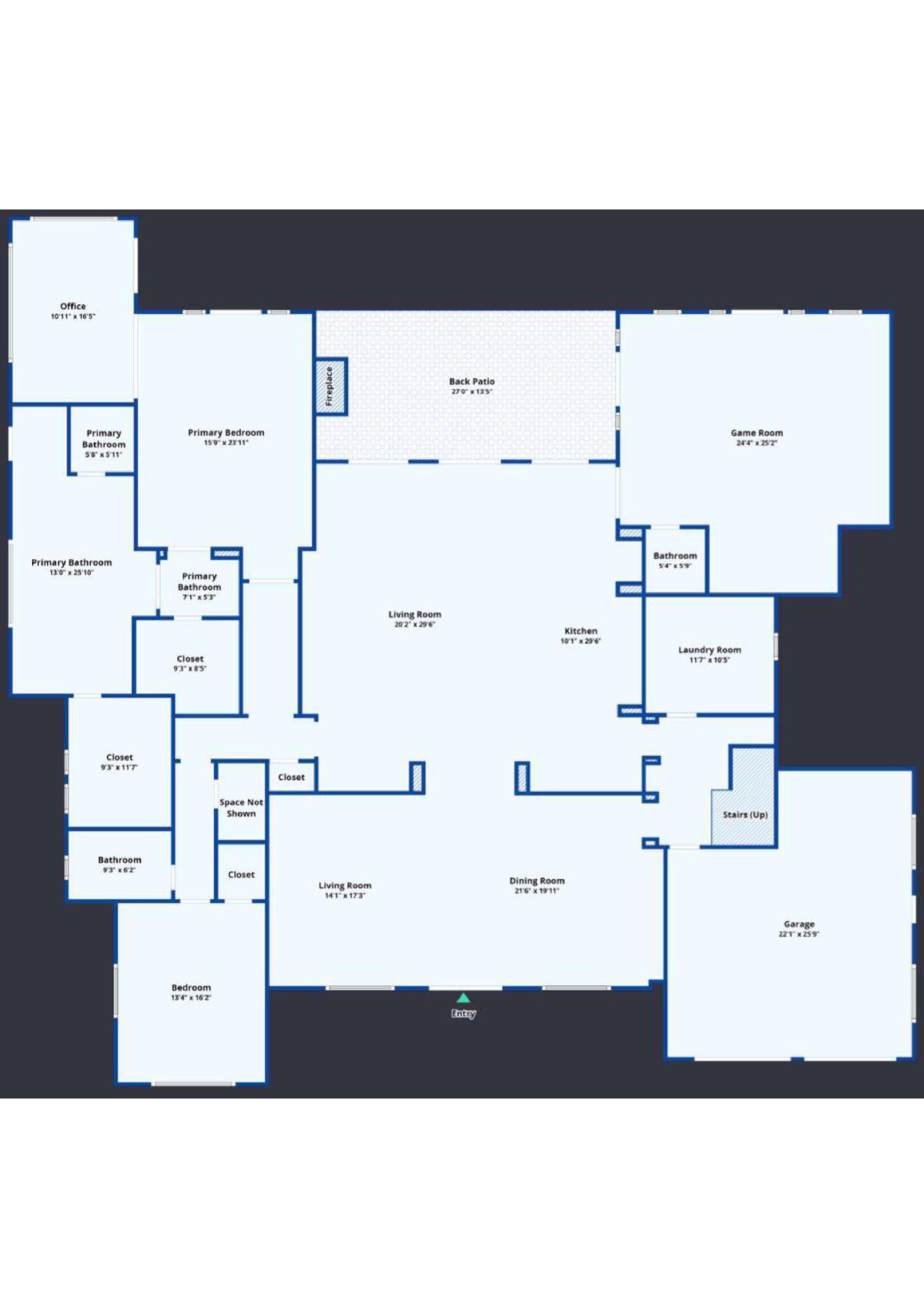 5120 Northeast 31st Avenue Lighthouse Point, FL 33064 - Photo 72 of 73 1st floor plan - 5120 NE 31st Ave. Light