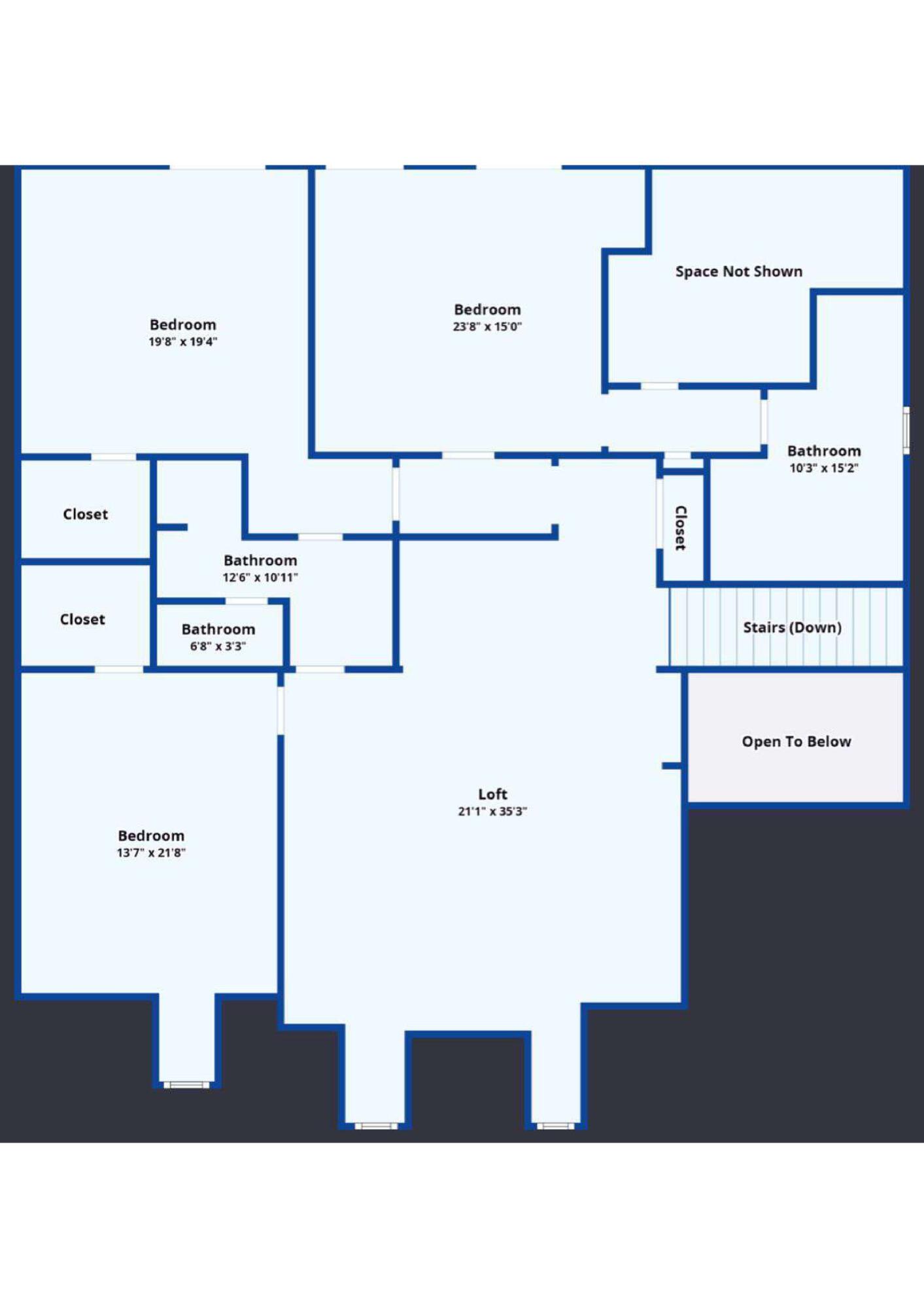 5120 Northeast 31st Avenue Lighthouse Point, FL 33064 - Photo 73 of 73 2nd floor plan - 5120 NE 31st Ave. Light