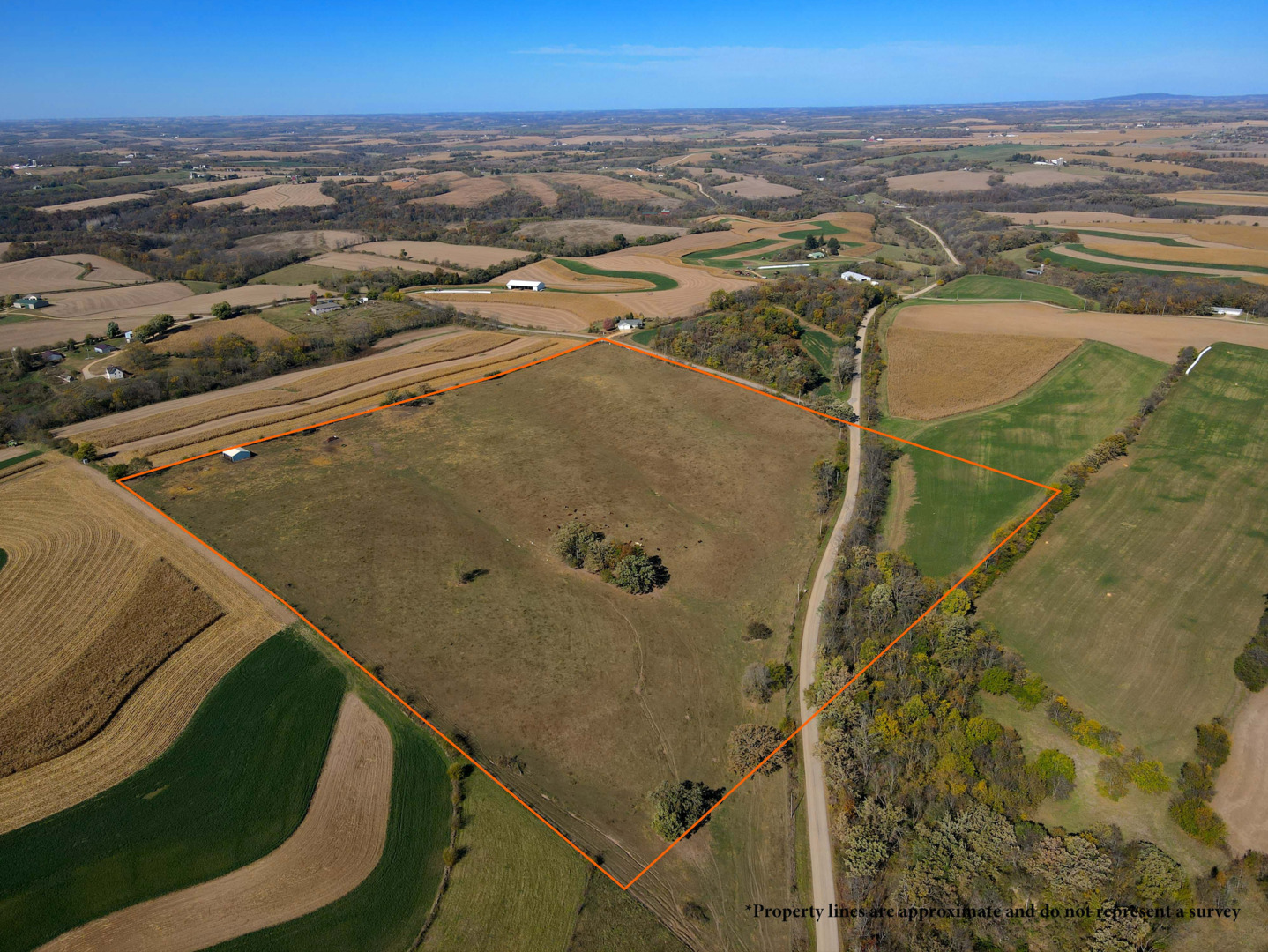 0 Holstein Prairie Road Monticello, WI 53570 - Photo 3 of 23 an aerial view of residential houses with outdoor space
