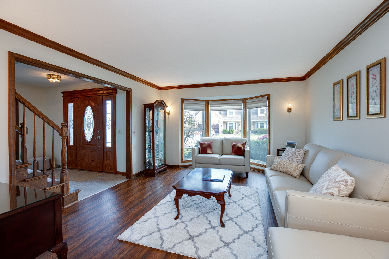 27W337 Churchill Road Winfield, IL 60190 - Photo 6 of 25 a living room with furniture and wooden floor